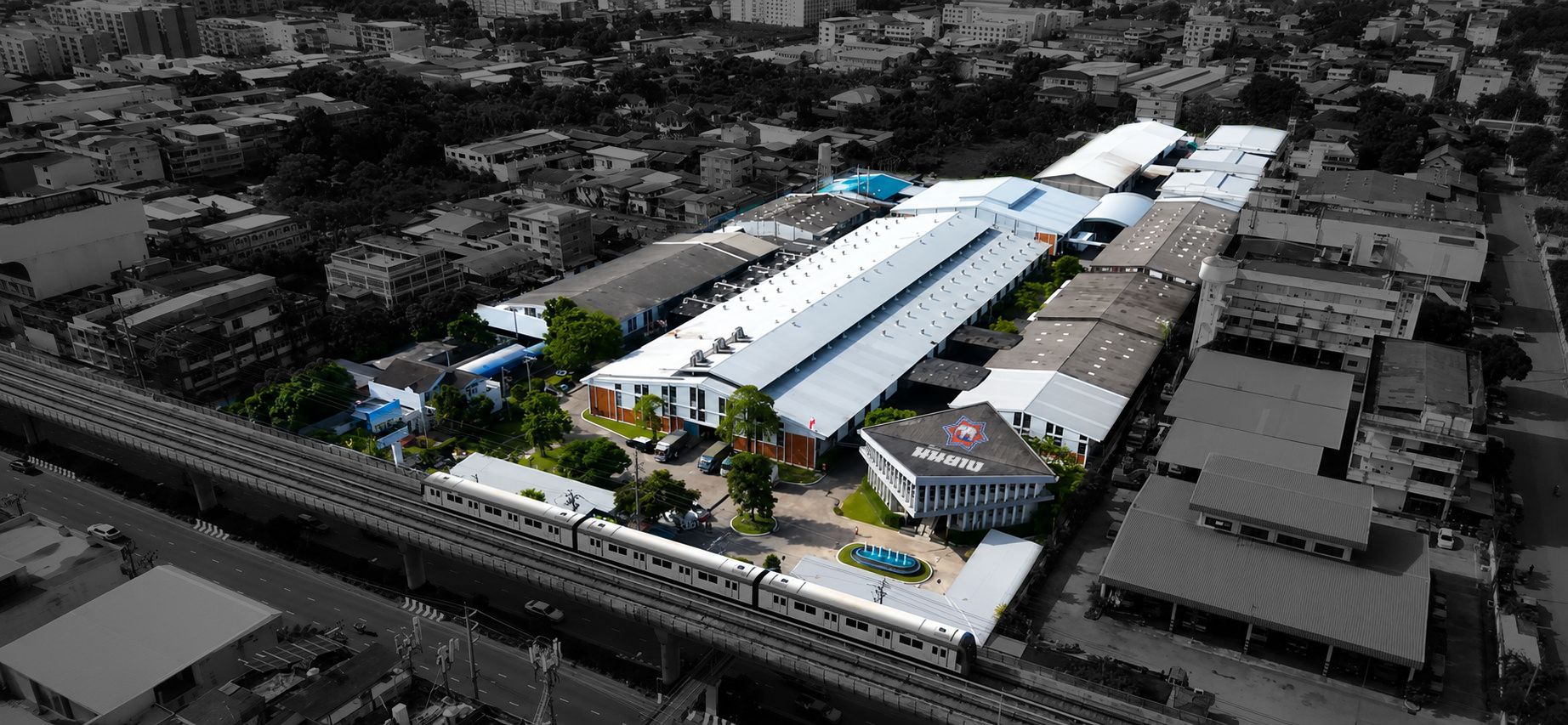 Nanyang factory, aerial view